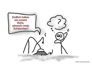 Bild für Umgangsaussetzung „damit das Kind zur Ruhe kommt“ – ein Fehlansatz und seine Folgen.